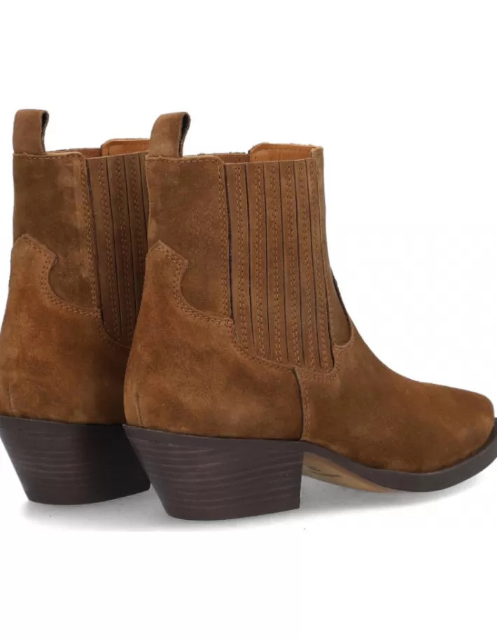 Botines Vaqueros para Mujer Alpe Western - Estilo Rústico con Detalles Auténticos