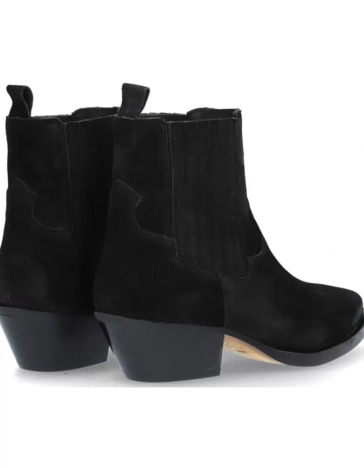 Botines Alpe Western para Mujer · Cuero Auténtico y Confort Otoño-Invierno · Estilo Urbano con Detalles Vintage