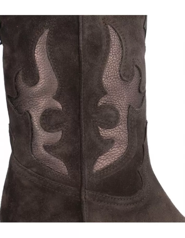 Botas Vaqueras Alpe Western para Mujer - Elegantes y Confortables, Cuero Genuino