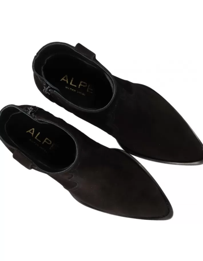 Botines Vaqueros de Cuero para Mujer - Alpe Western Otoño/Invierno