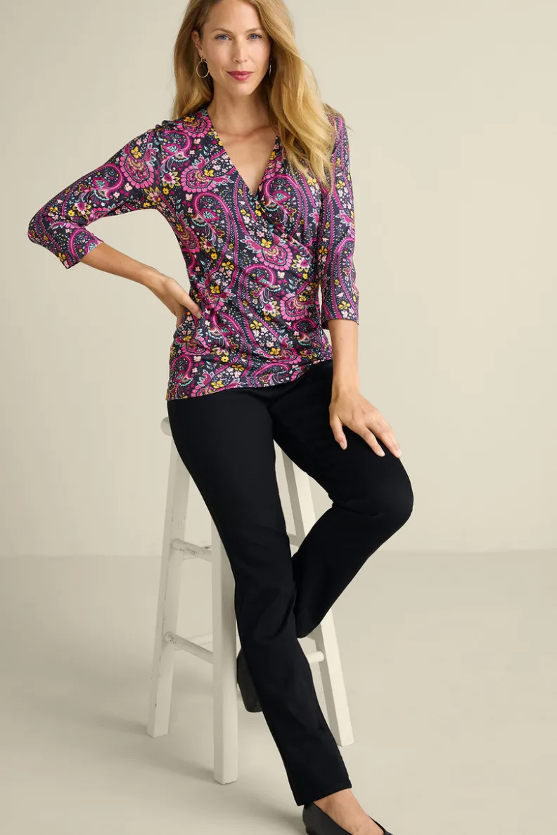 Blusa de punto Alyssa - Tejido ultrasuave para looks casuales y elegantes (Soft Surroundings Collection)