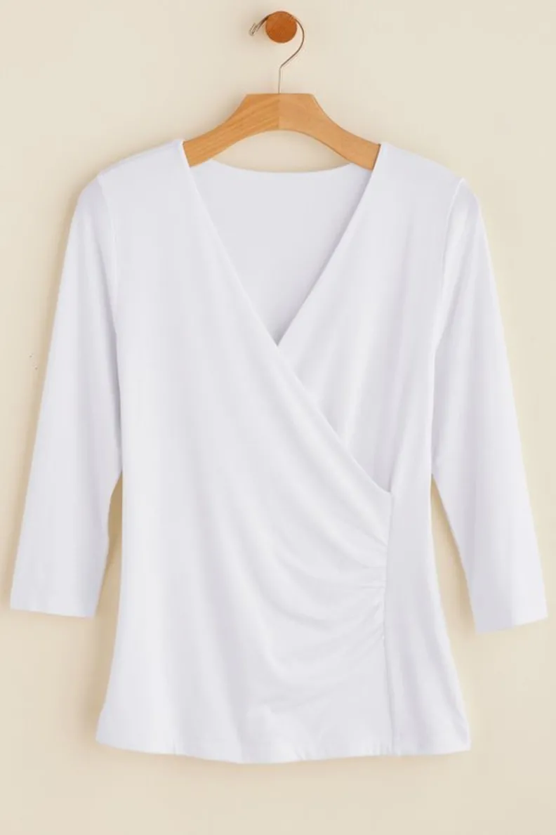 Blusa de punto Alyssa - Tejido ultrasuave para looks casuales y elegantes (Soft Surroundings Collection)