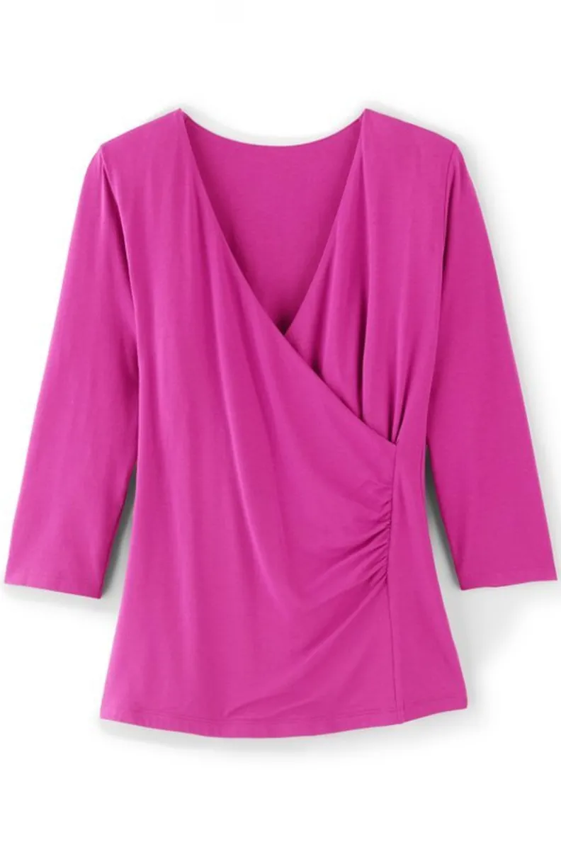 Blusa de punto Alyssa - Tejido ultrasuave para looks casuales y elegantes (Soft Surroundings Collection)