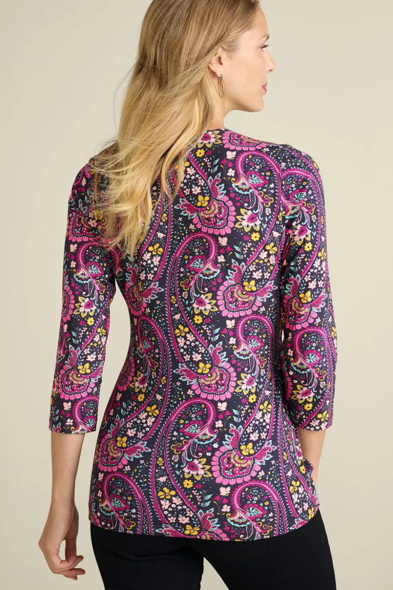 Blusa de punto Alyssa - Tejido ultrasuave para looks casuales y elegantes (Soft Surroundings Collection)