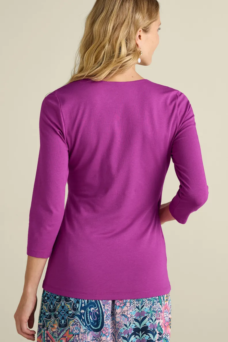 Blusa de punto Alyssa - Tejido ultrasuave para looks casuales y elegantes (Soft Surroundings Collection)