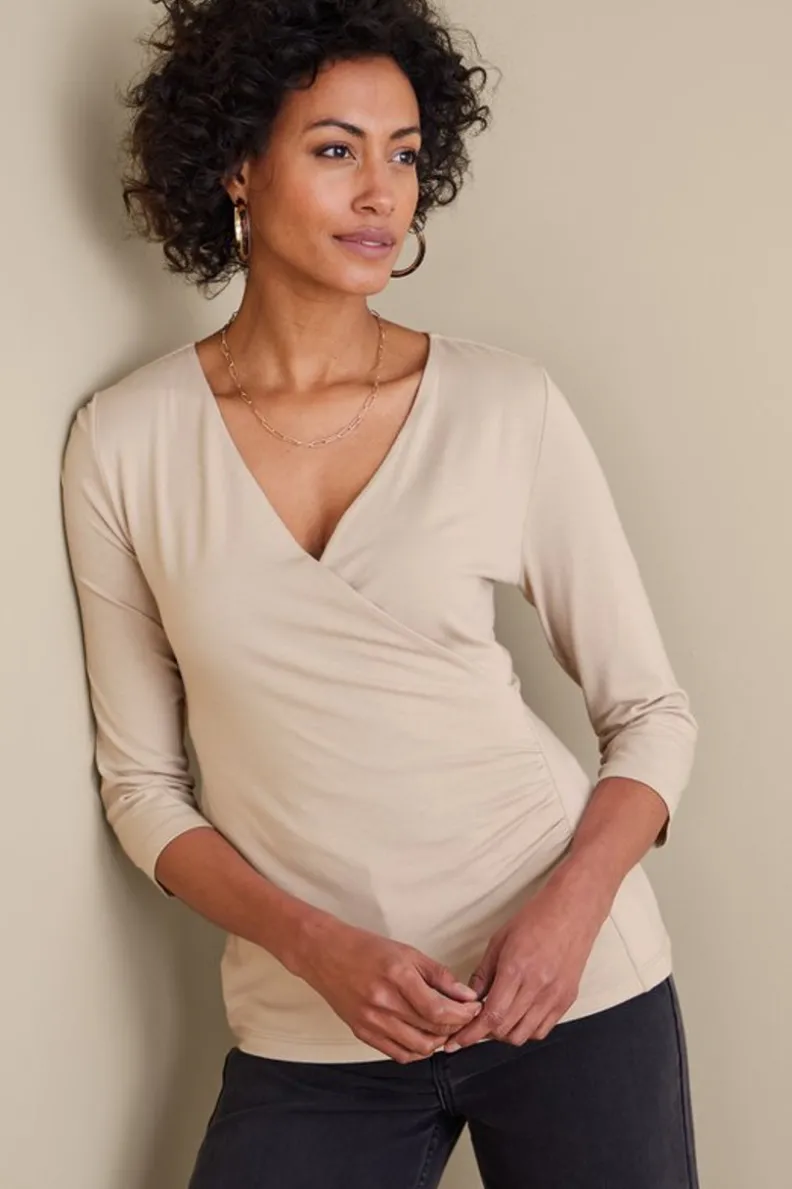 Blusa de punto Alyssa - Tejido ultrasuave para looks casuales y elegantes (Soft Surroundings Collection)