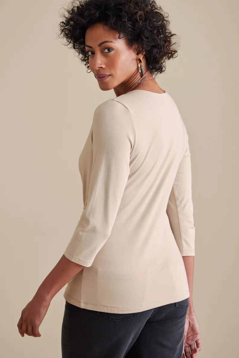 Blusa de punto Alyssa - Tejido ultrasuave para looks casuales y elegantes (Soft Surroundings Collection)