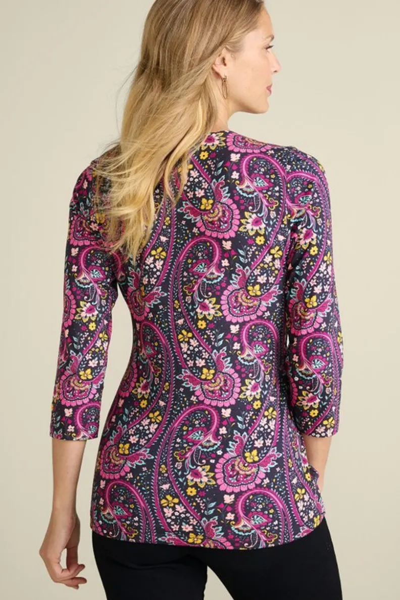 Blusa de punto Alyssa - Tejido ultrasuave para looks casuales y elegantes (Soft Surroundings Collection)