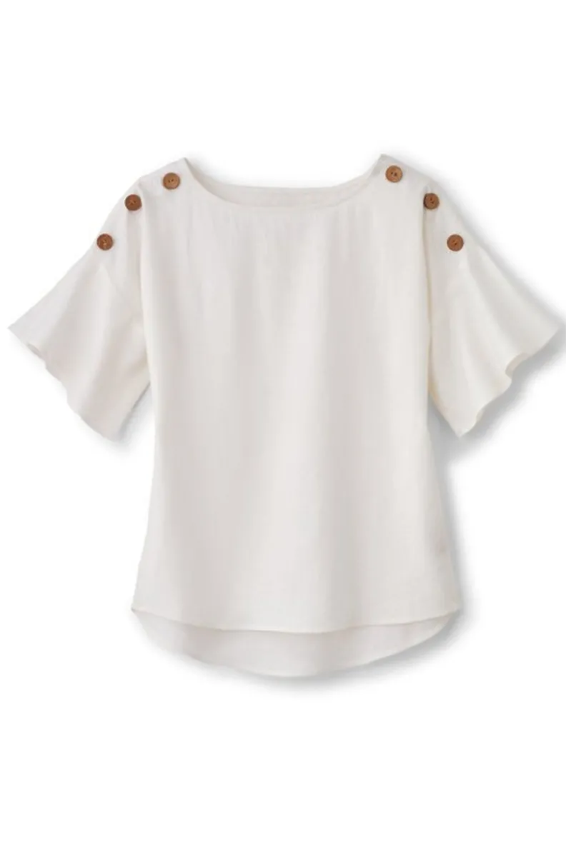 Jersey Andrea en tejido transpirable de lino y algodón - Colección Soft Surroundings