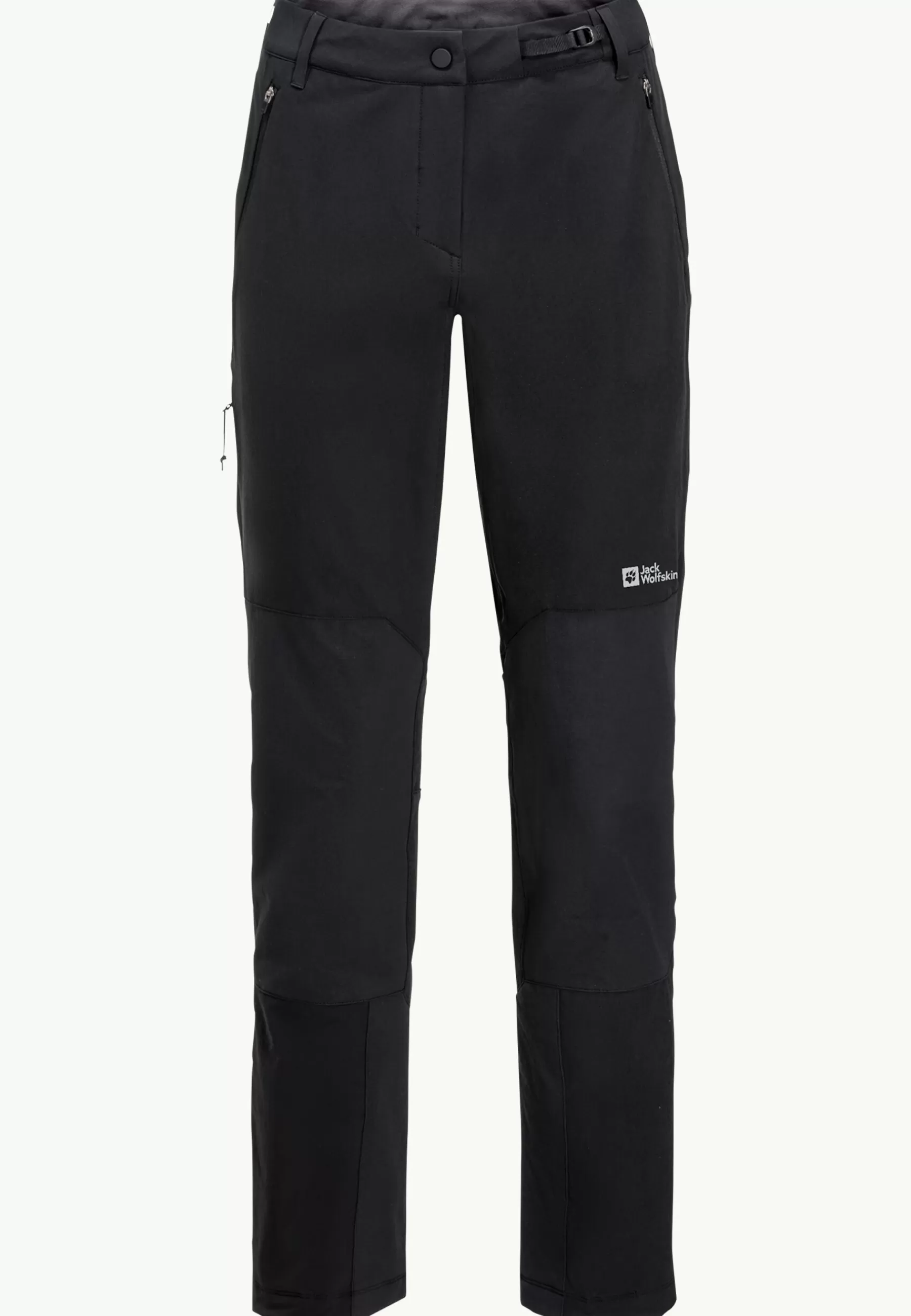 Pantalones Andur W para Senderismo - Softshell Impermeable en Negro | Jack Wolfskin