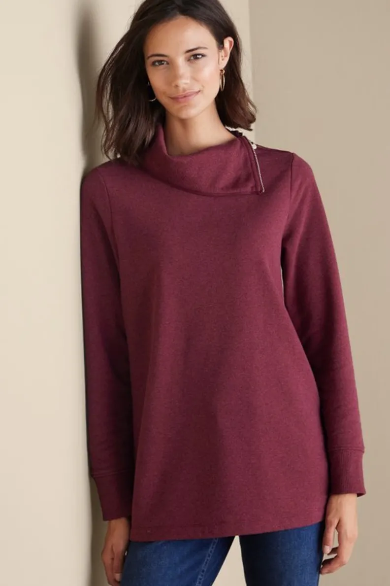 Túnica Angie - Estilo Casual con Toques Elegantes de Tops Entornos Suaves para Mujer