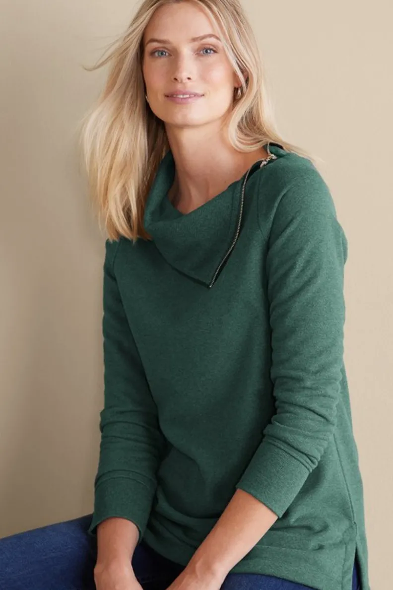Túnica Angie - Estilo Casual con Toques Elegantes de Tops Entornos Suaves para Mujer