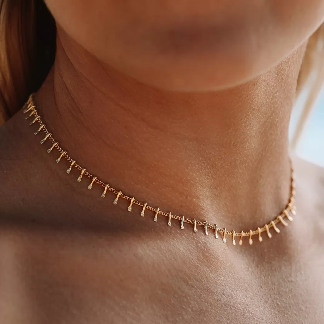 Gargantilla artesanal Antigua · Joyería exclusiva Atolea en tienda oficial