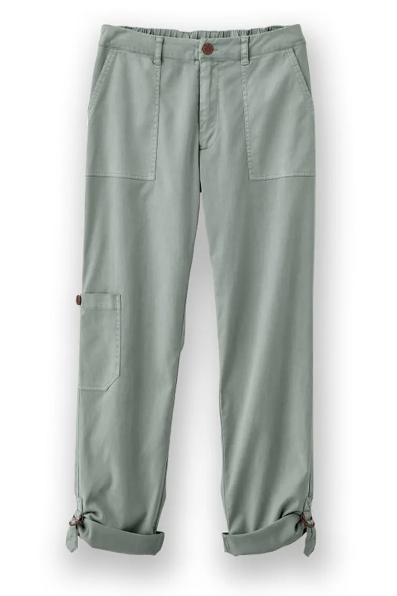Pantalones Versátiles Antigua - Aire Suave, Corte Mid-Length y Convertibles para Viajes