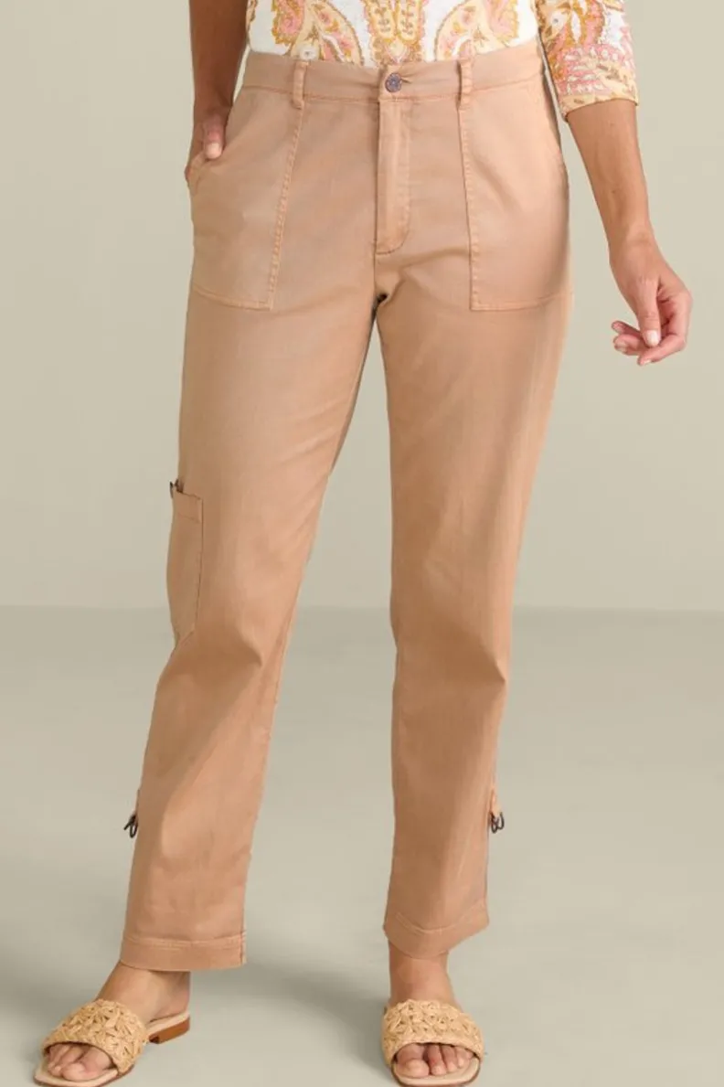 Pantalones Versátiles Antigua - Aire Suave, Corte Mid-Length y Convertibles para Viajes