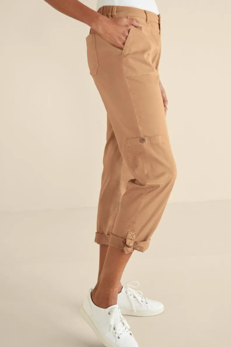 Pantalones Versátiles Antigua - Aire Suave, Corte Mid-Length y Convertibles para Viajes