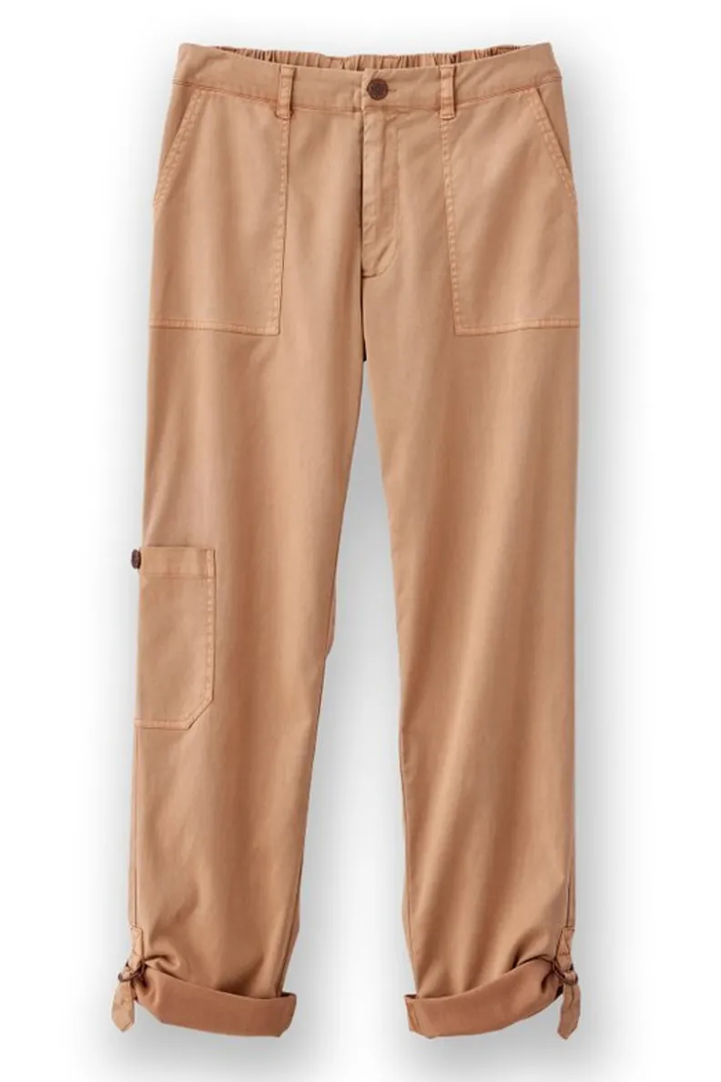 Pantalones Versátiles Antigua - Aire Suave, Corte Mid-Length y Convertibles para Viajes
