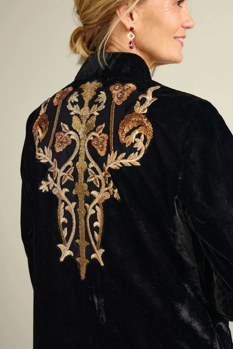 Elegante Chaqueta Antoinette en Negro - Abrigos y Chaquetas de Soft Surroundings