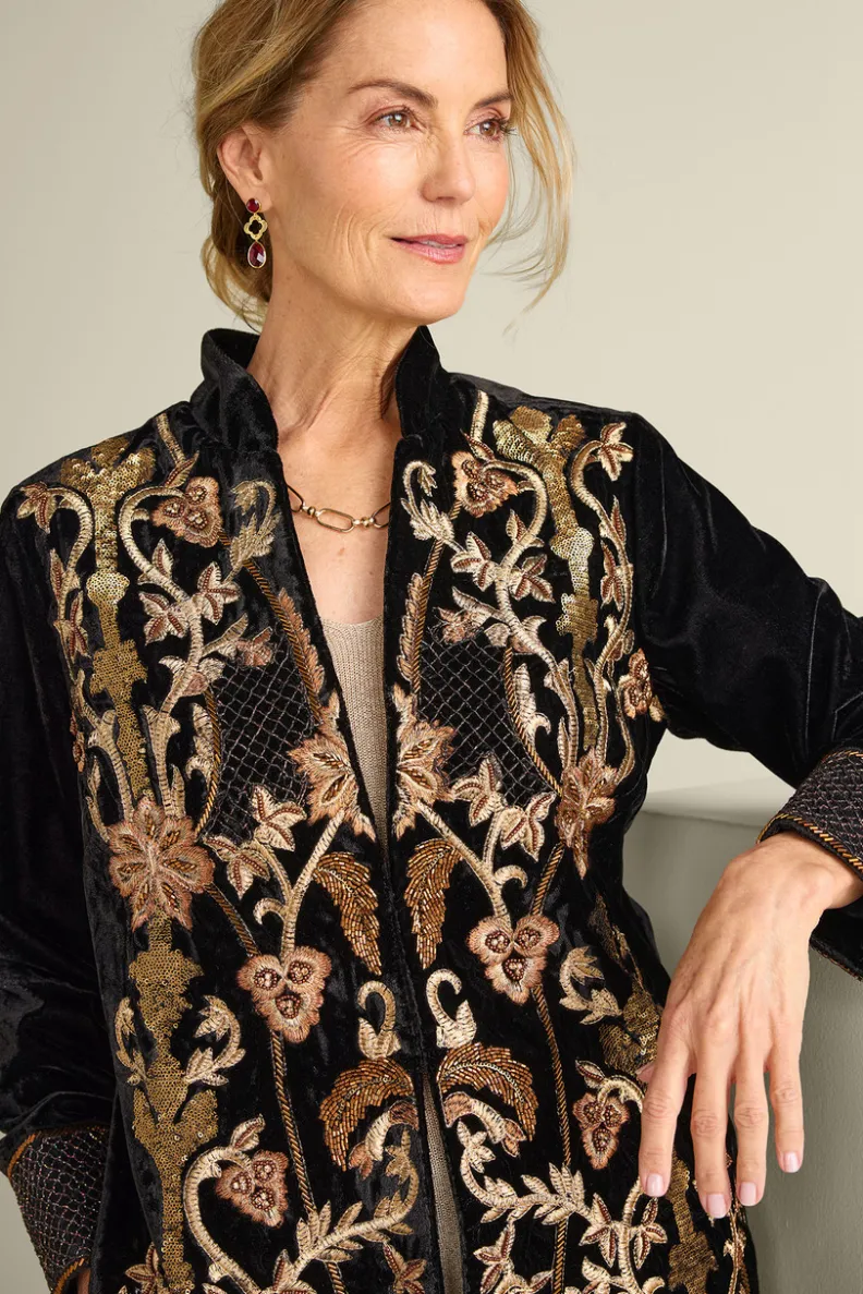 Elegante Chaqueta Antoinette en Negro - Abrigos y Chaquetas de Soft Surroundings