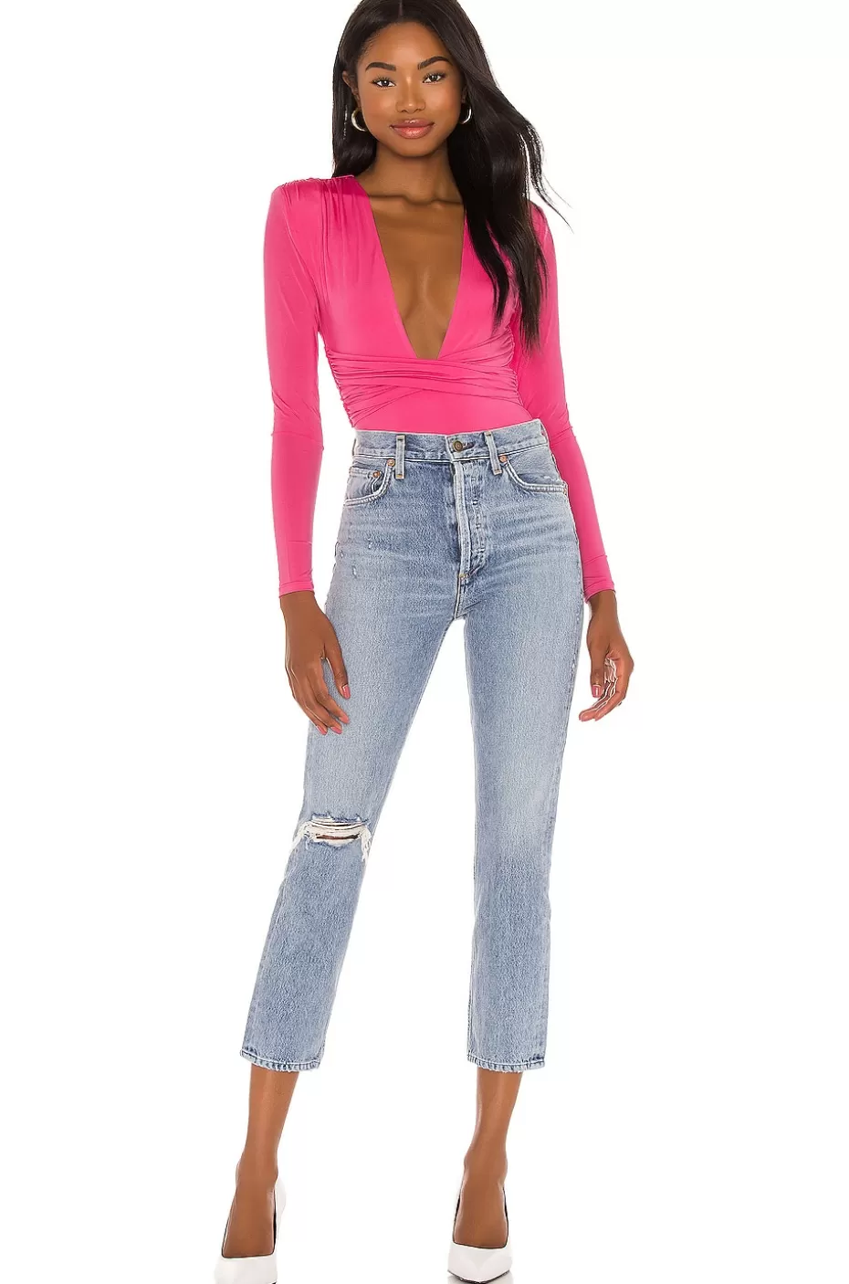 Lovers y Friends - Body Anya de Encaje con Detalles de Tule y Ajuste Perfecto