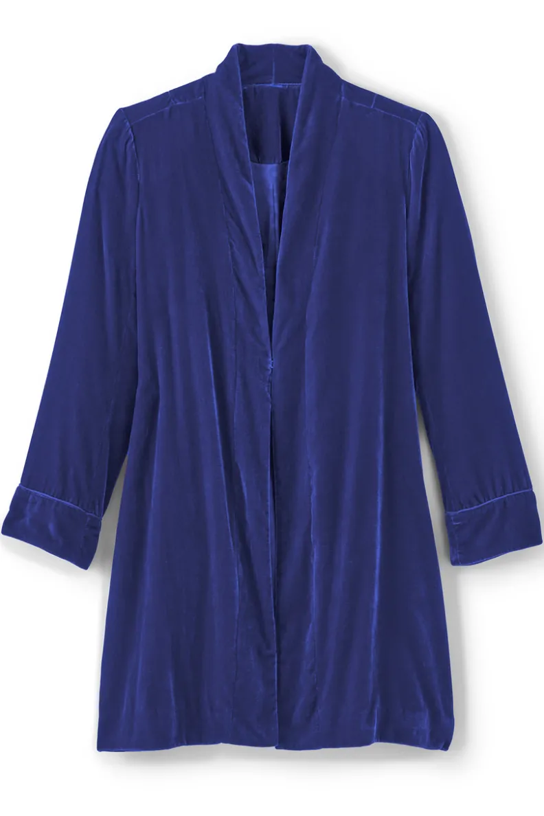 Chaqueta de Terciopelo Aria - Abrigos Elegantes con Toque Suave de Soft Surroundings