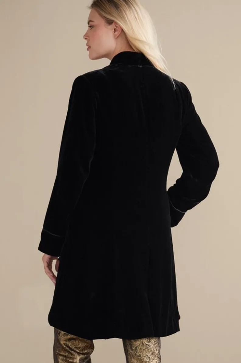 Chaqueta de Terciopelo Aria - Abrigos Elegantes con Toque Suave de Soft Surroundings