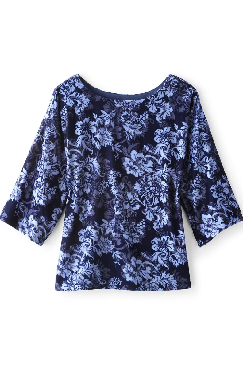 Blusa Aria en Terciopelo Suave - Diseño Premium de Soft Surroundings