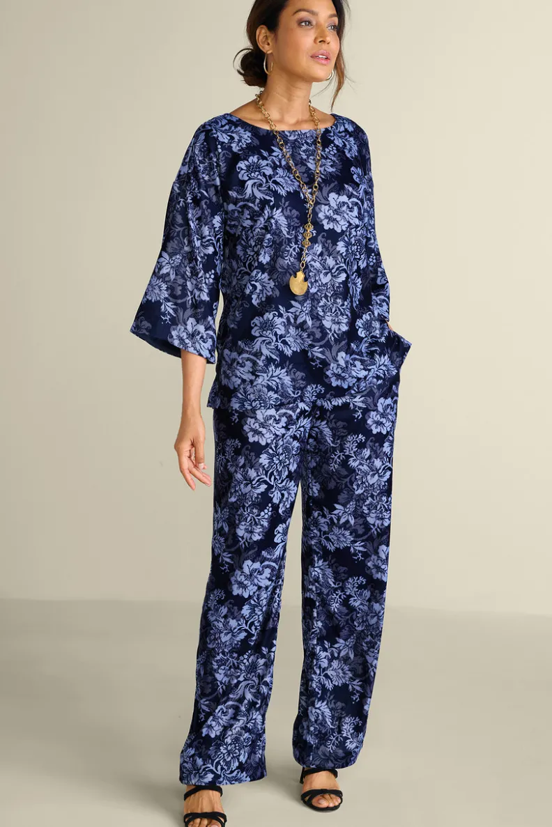 Blusa Aria en Terciopelo Suave - Diseño Premium de Soft Surroundings