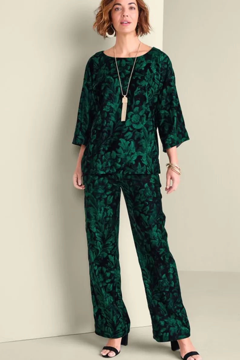 Blusa Aria en Terciopelo Suave - Diseño Premium de Soft Surroundings