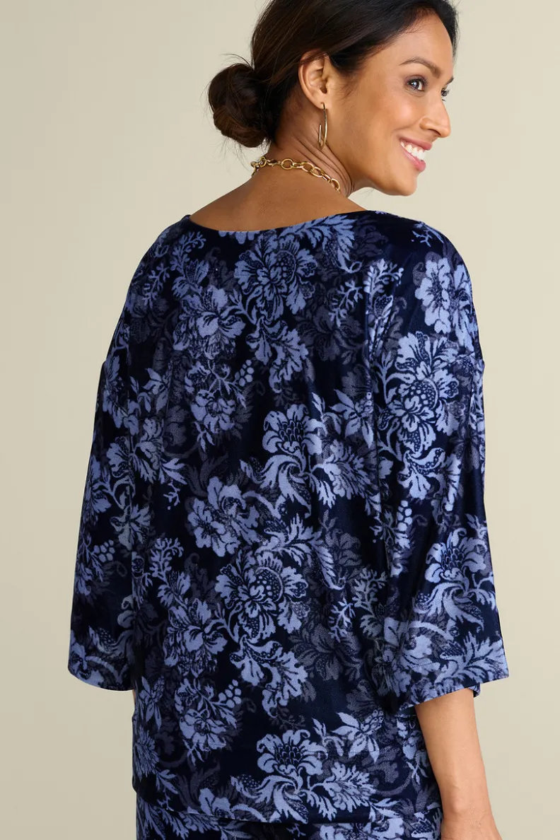 Blusa Aria en Terciopelo Suave - Diseño Premium de Soft Surroundings