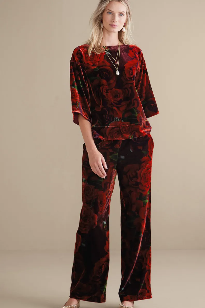 Blusa Aria en Terciopelo Suave - Diseño Premium de Soft Surroundings