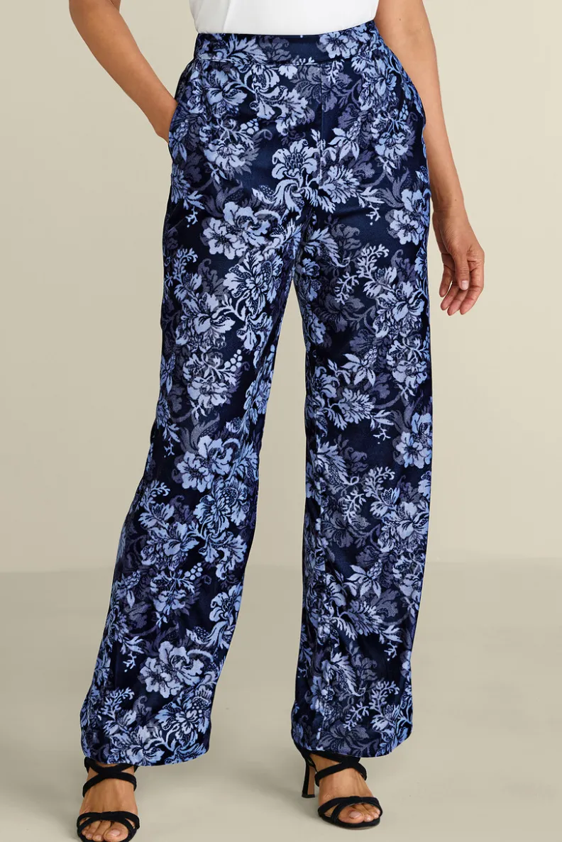 Pantalones Aria en Terciopelo Suave - Corte Amplio con Estilo de Soft Surroundings