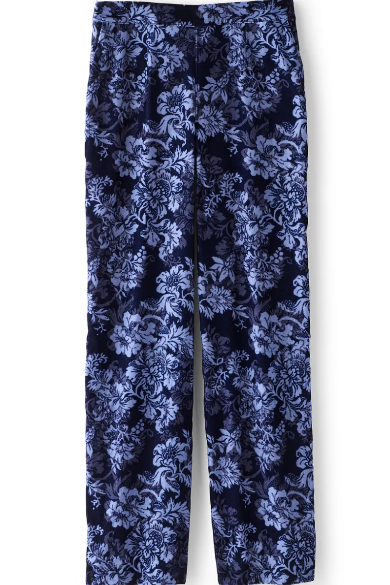 Pantalones Aria en Terciopelo Suave - Corte Amplio con Estilo de Soft Surroundings