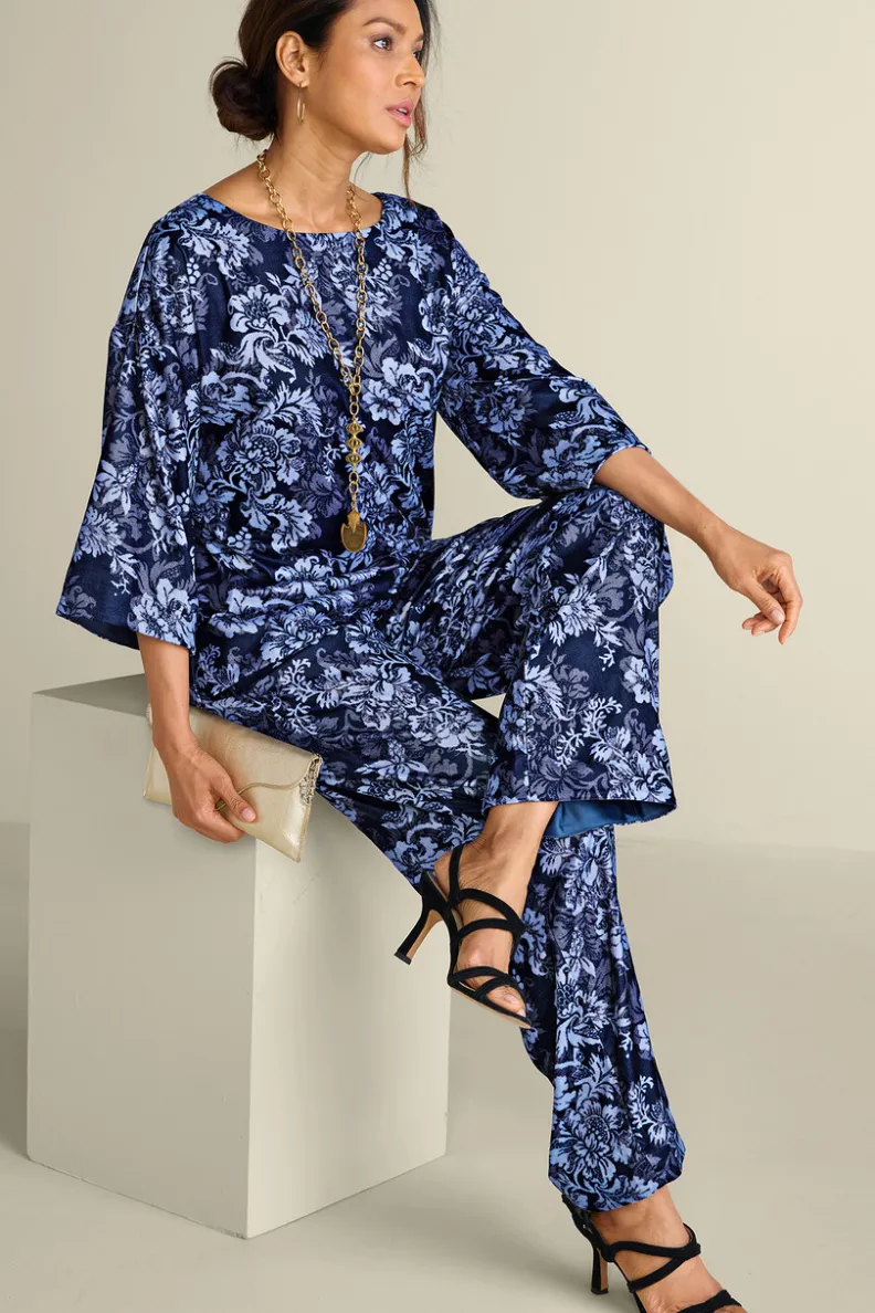 Pantalones Aria en Terciopelo Suave - Corte Amplio con Estilo de Soft Surroundings