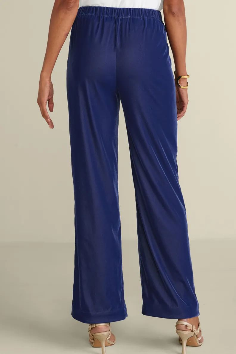 Pantalones Aria en Terciopelo Suave - Corte Amplio con Estilo de Soft Surroundings
