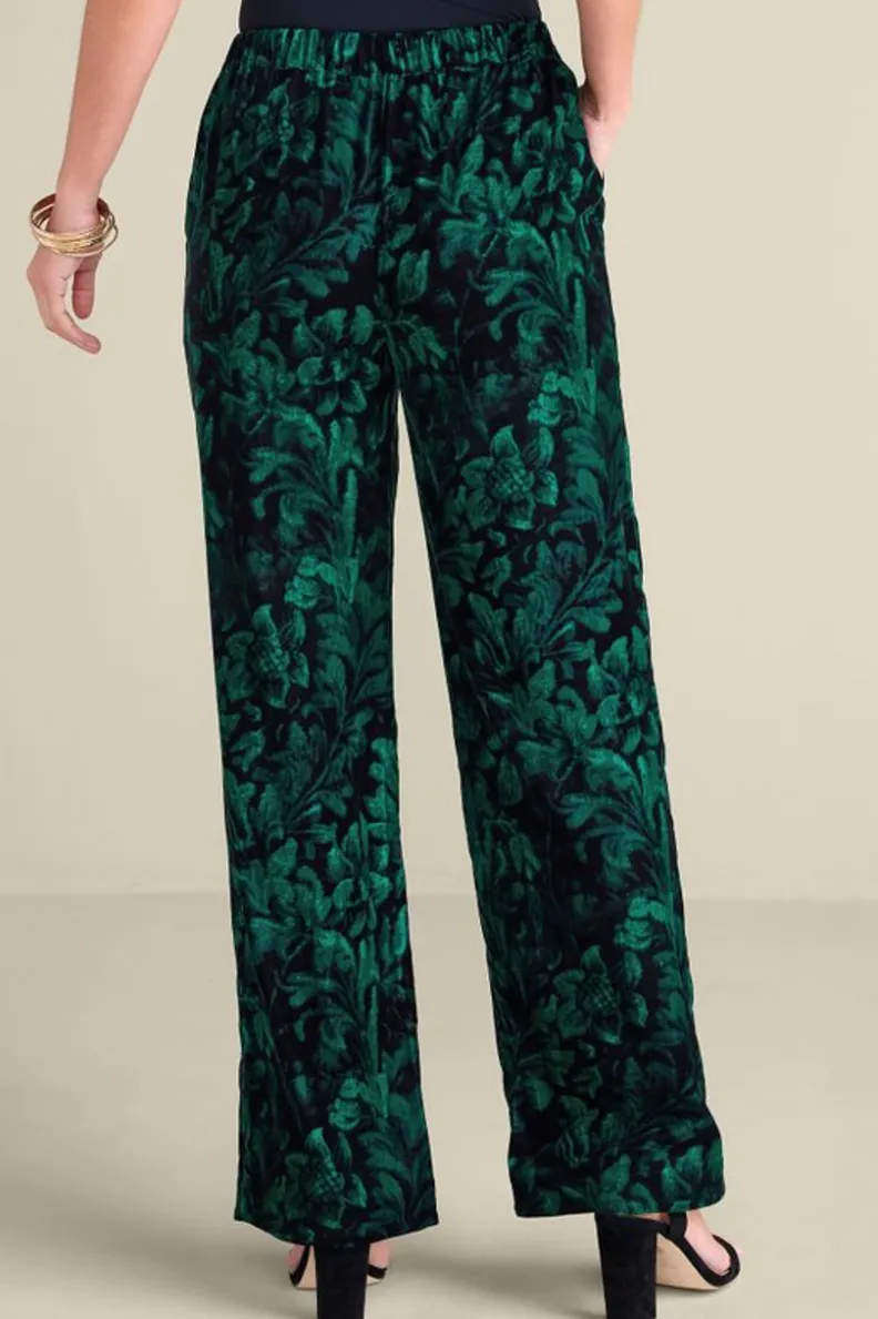 Pantalones Aria en Terciopelo Suave - Corte Amplio con Estilo de Soft Surroundings