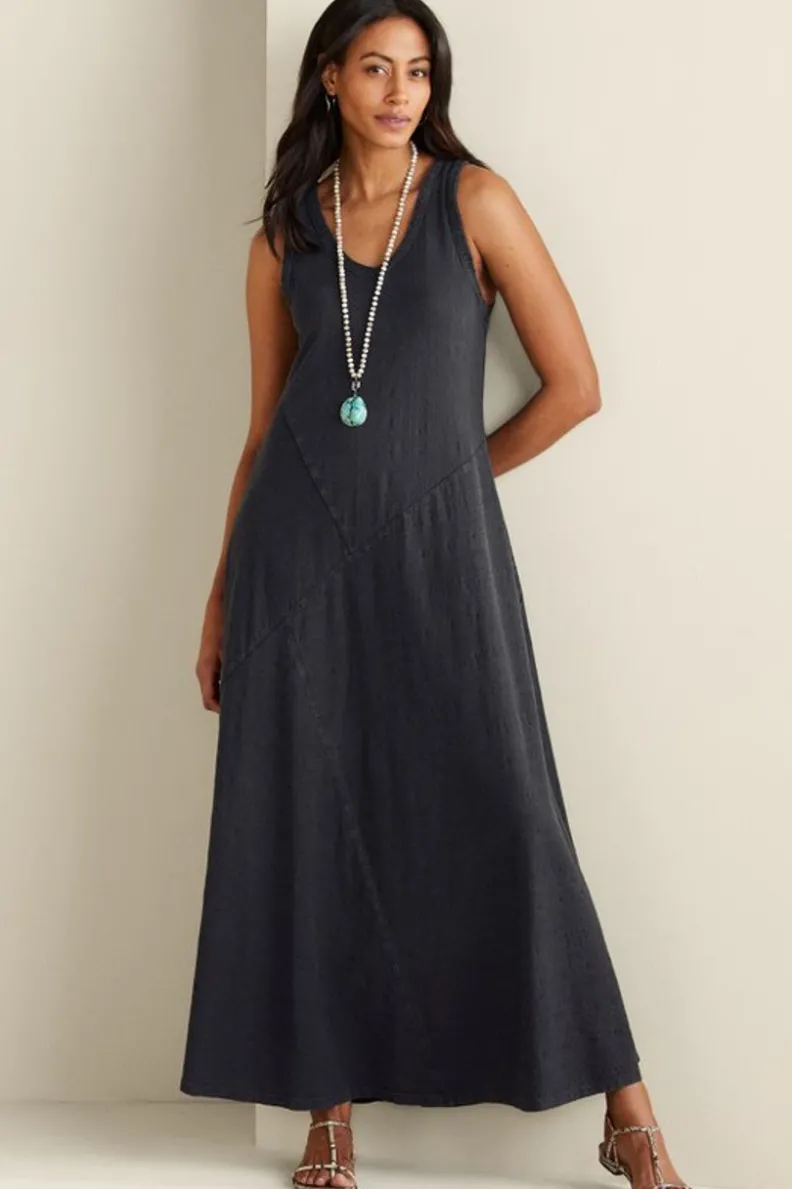 Vestido Bailey de Soft Surroundings - Elegancia Casual en Tela Liviana con Detalles Florales