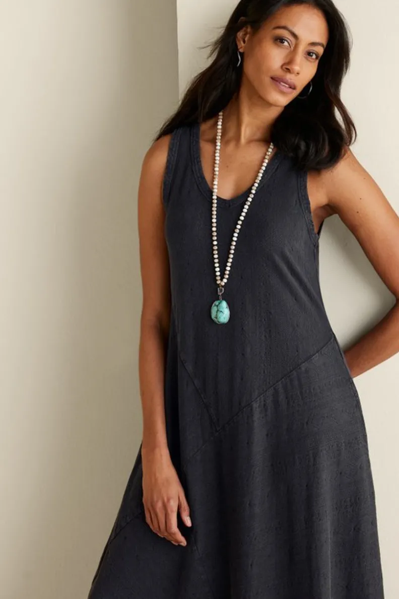 Vestido Bailey de Soft Surroundings - Elegancia Casual en Tela Liviana con Detalles Florales
