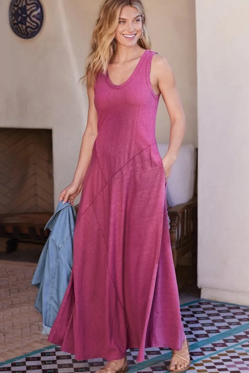 Vestido Bailey de Soft Surroundings - Elegancia Casual en Tela Liviana con Detalles Florales
