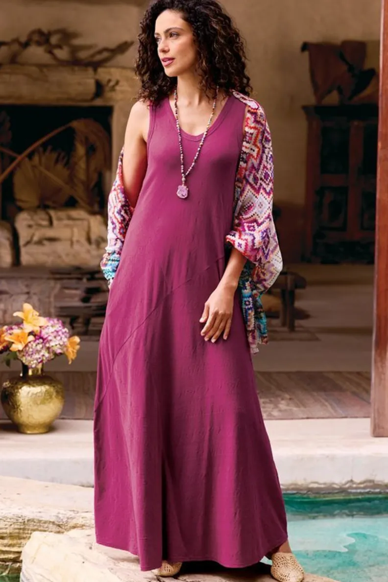 Vestido Bailey de Soft Surroundings - Elegancia Casual en Tela Liviana con Detalles Florales