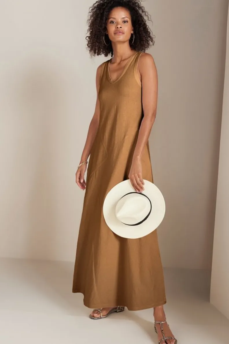 Vestido Bailey de Soft Surroundings - Elegancia Casual en Tela Liviana con Detalles Florales