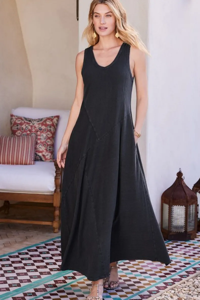 Vestido Bailey de Soft Surroundings - Elegancia Casual en Tela Liviana con Detalles Florales