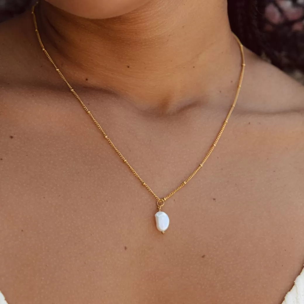 Colgante Artesanal de Perla Barroca - Joyería Atolea | Diseño Único y Atemporal