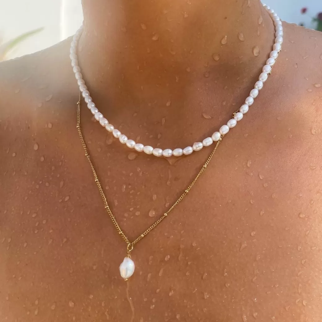 Colgante Artesanal de Perla Barroca - Joyería Atolea | Diseño Único y Atemporal
