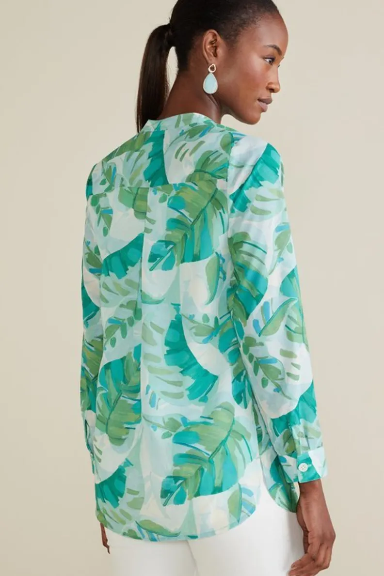 Blusa Barroca con Detalles Delicados y Camisola de Encaje - Conjunto Exclusivo Tops de Soft Surroundings