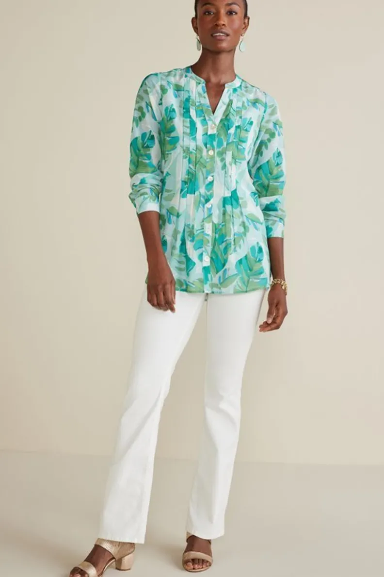 Blusa Barroca con Detalles Delicados y Camisola de Encaje - Conjunto Exclusivo Tops de Soft Surroundings