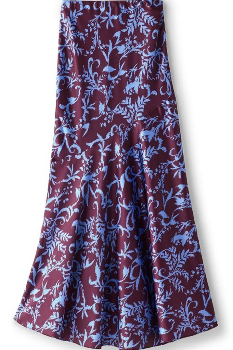 Falda Blaise en Satén Suave - Elegancia Casual de Soft Surroundings