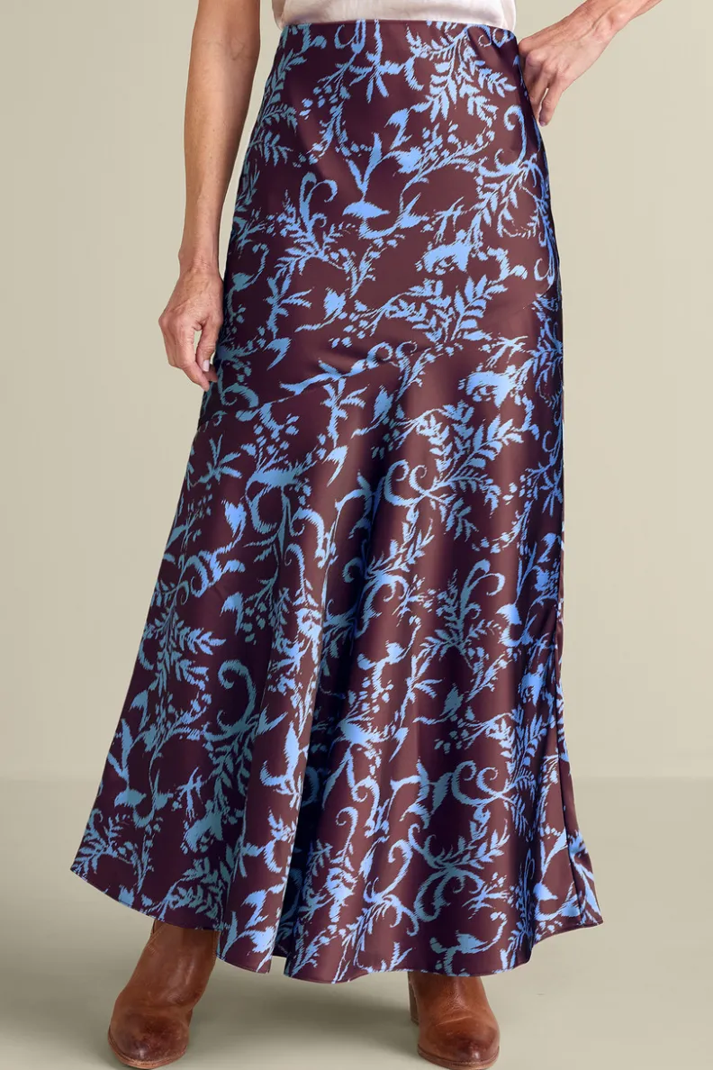 Falda Blaise en Satén Suave - Elegancia Casual de Soft Surroundings