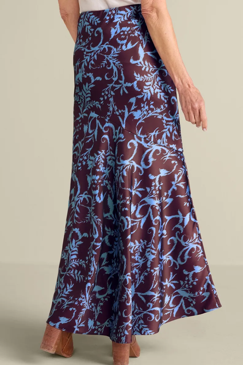 Falda Blaise en Satén Suave - Elegancia Casual de Soft Surroundings