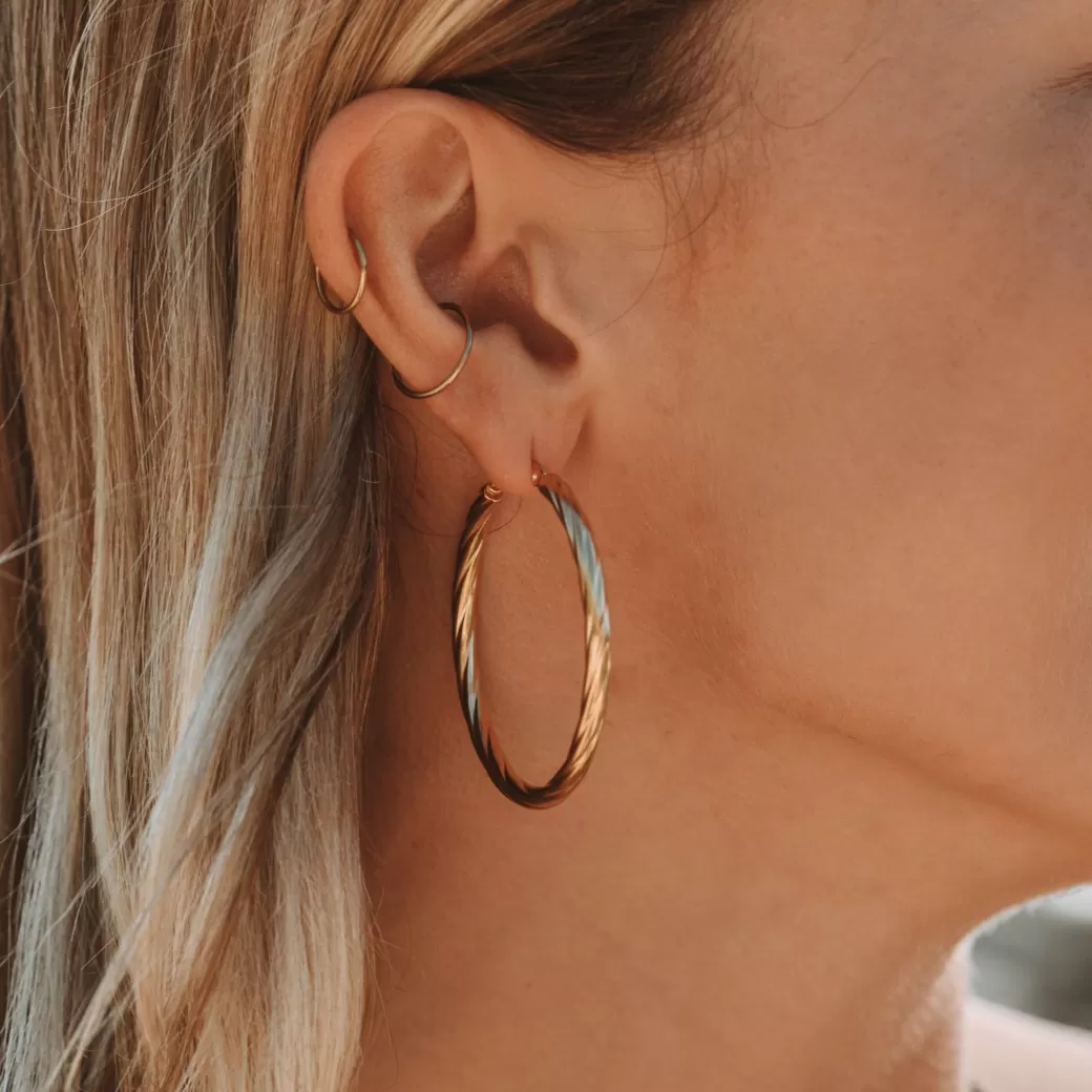 Aros Retorcidos con Estilo Único - Oferta Exclusiva en Joyería Atolea